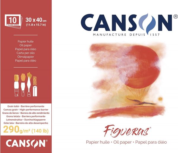 BLOC 30X40CM CANSON® FIGUERAS® 290G