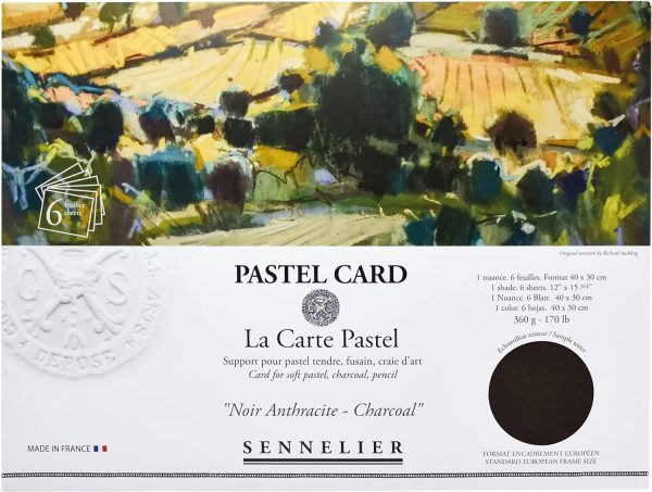 Pastel Card Scenellier 40 x 30 mm 360g - 6 Feuilles