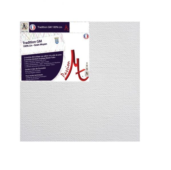 Châssis entoilés 100% lin Master Toiles GM - Formats carrés - classiques