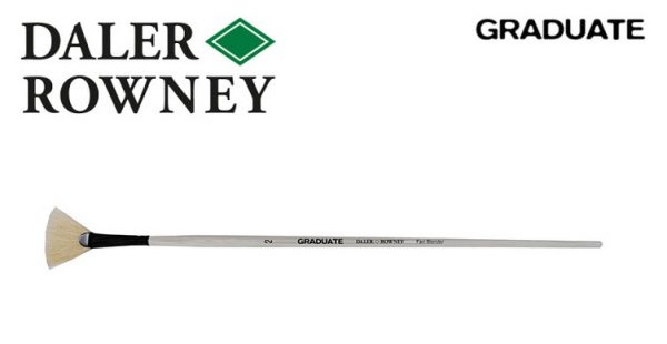 Daler-Rowney Graduate - Pinceau Soie naturelle Éventail n°2
