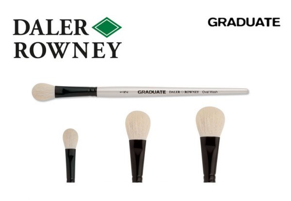 Daler-Rowney Graduate - Pinceau amande - Poils de chèvre clairs