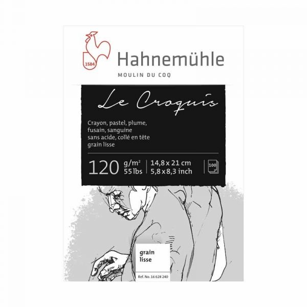 Hahnemühle bloc Croquis A5 Grain Fin - 120g/m², 100 feuilles